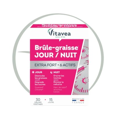 VITAVEA BRULE-GRAISSE JOUR/NUIT EXTRA FORT 30 GELULES