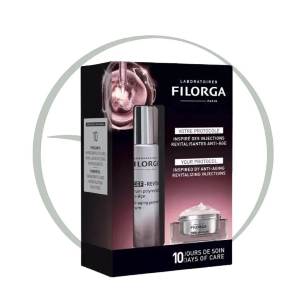 FILORGA COFFRET NCEF -REVITALIZE SERUM POLYREVITALISANT 30ML+CREME RAFFERMISSANTE 15ML (OFFERT)