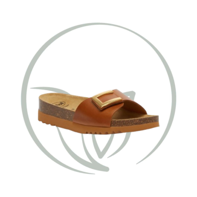 SCHOLL MONTEREY MULE COGNAC