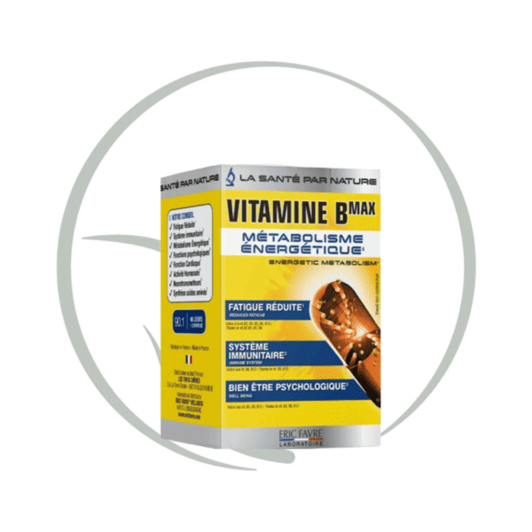 ERIC FAVRE VITAMINE B MAX MÉTABOLISME ÉNERGÉTIQUE 30 GELULES