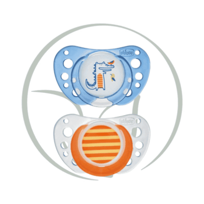 CHICCO SUCETTE PHYSIOFORMA AIR 6-16M BLEU/ORANGE