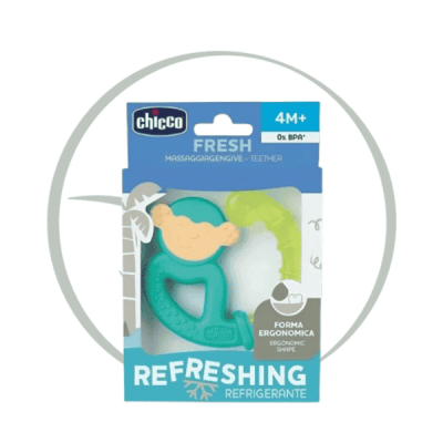 CHICCO ANNEAU DE DENTITION REFRIGERANT AVEC EAU CACTUS +4MOIS