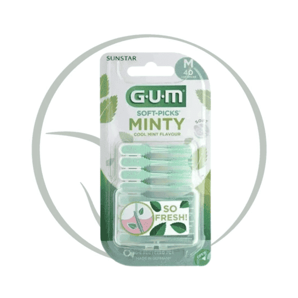 GUM SOFT PICKS BROSSETTES COMFORT FLEX MINTY M X40 - 670