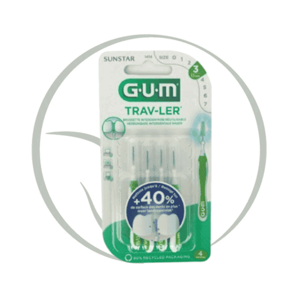 GUM TRAV-LER BROSSETTES INTERDENTAIRES x4 1.1MM 1414