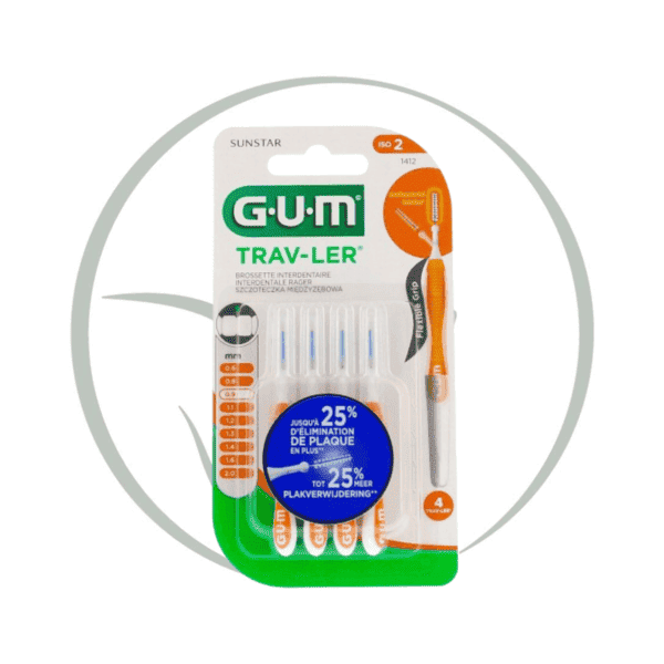 GUM TRAV-LER BROSSETTES INTERDENTAIRES X4 0.9MM 1412