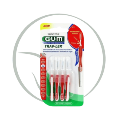 GUM TRAV-LER BROSSETTES INTERDENTAIRES X4 0.8MM 1314
