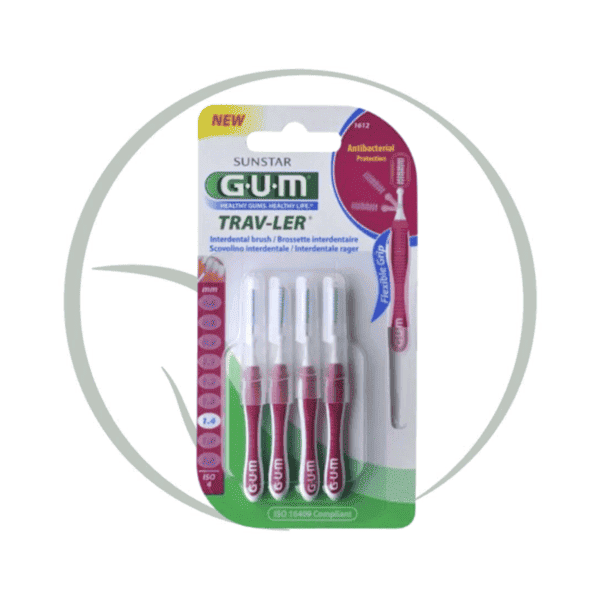 GUM TRAV-LER BROSSETTES INTERDENTAIRES X4 1.4MM 1612