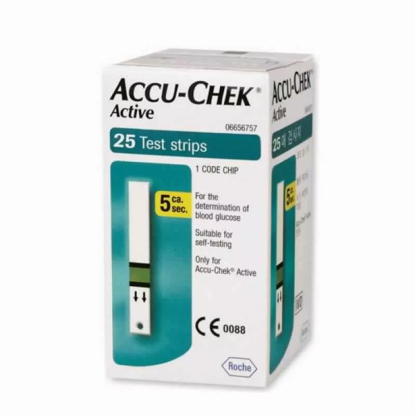 ACCU-CHEK ACTIVE 25 BANDELETTES