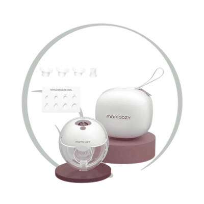 MOMCOZY M5 TIRE LAIT MAINS LIBRES AVEC 4 TAILLES