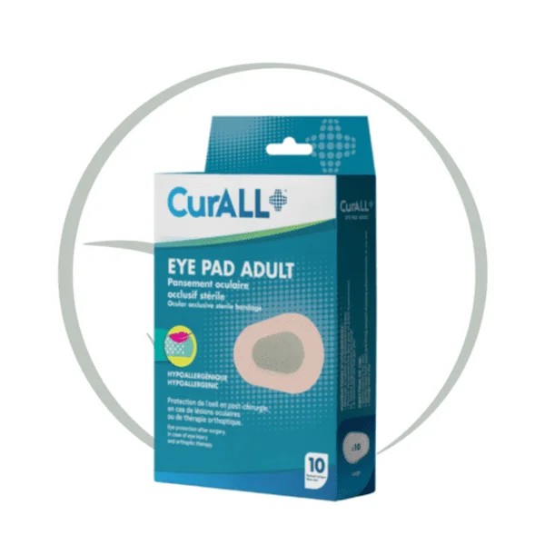 CURALL PANSEMENT OCULAIRE STÉRILE 50MM*62