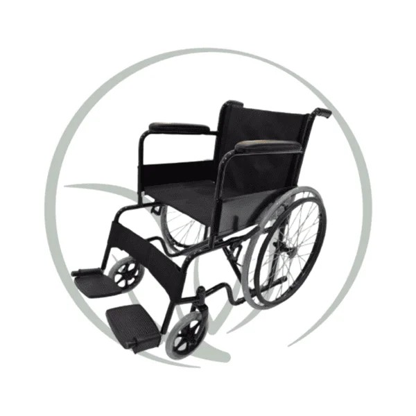 FAUTEUIL ROULANT STANDARD AVEC ROUES SIMPLES MOM 875-46 S
