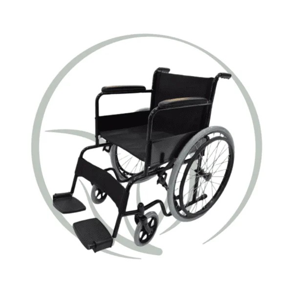 FAUTEUIL ROULANT STANDARD AVEC ROUES GONFLABLES MOM 875-46 G
