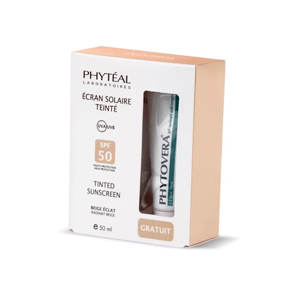 PHYTÉAL ECRAN SOLAIRE TEINTE BEIGE ECLAT SPF 50