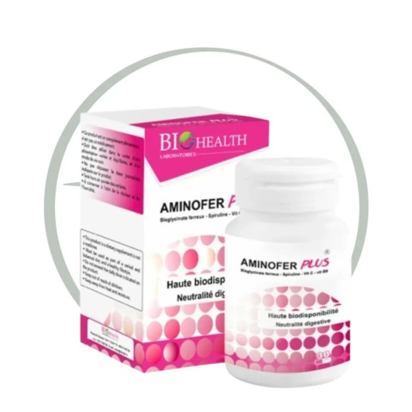BIOHEALTH AMINOFER PLUS GROSSESSE ET ALLAITEMENT 30 GÉLULES