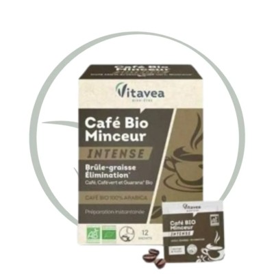 VITAVEA CAFÉ BIO MINCEUR INTENSE 12 SACHETS