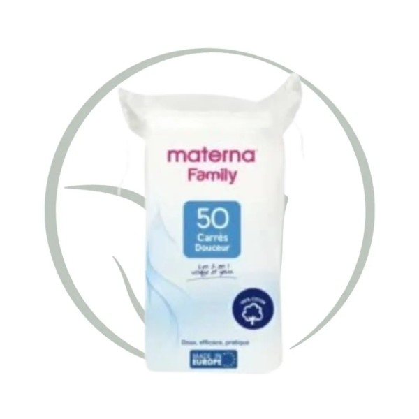 MATERNA 50 COTON CARRÉS DOUCEUR