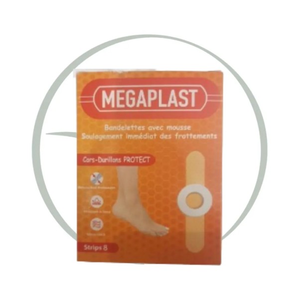 MEGAPLAST CORS-DURILLONS 8 STRIPS