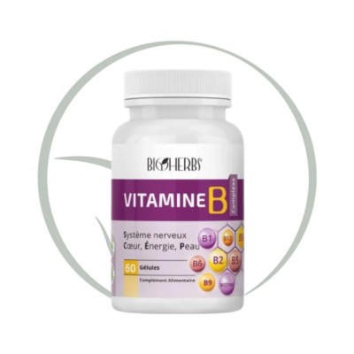 BIOHERBS VITAMINE B COMPLEXE 60 GÉLULES