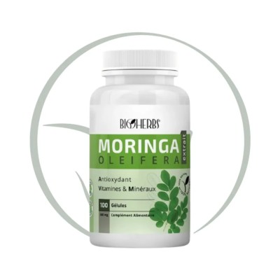 BIOHERBS MORINGA 100 GÉLULES