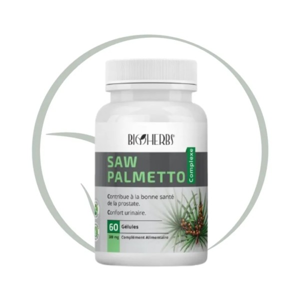 BIOHERBS SAW PALMETTO 60 GÉLULES