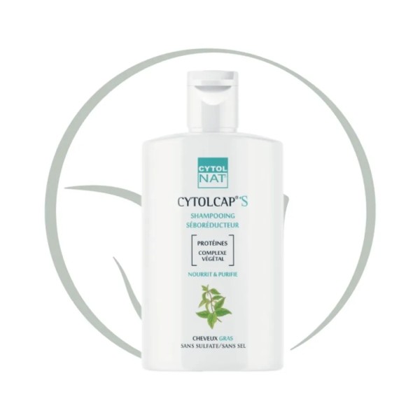 CYTOLNAT CYTOLCAP S SHAMPOOING SEBOREDUCTEUR CHEVEUX GRAS 200ML