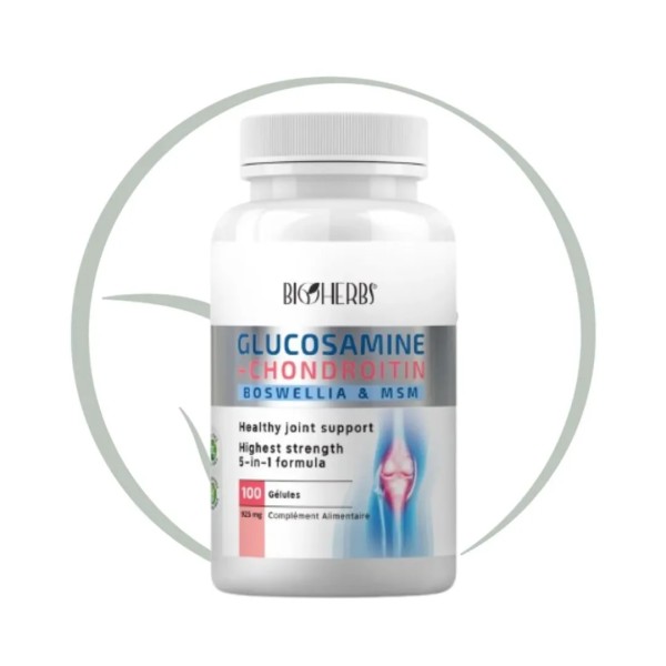 BIOHERBS GLUCOSAMINE COMPLEXE 100 GÉLULES