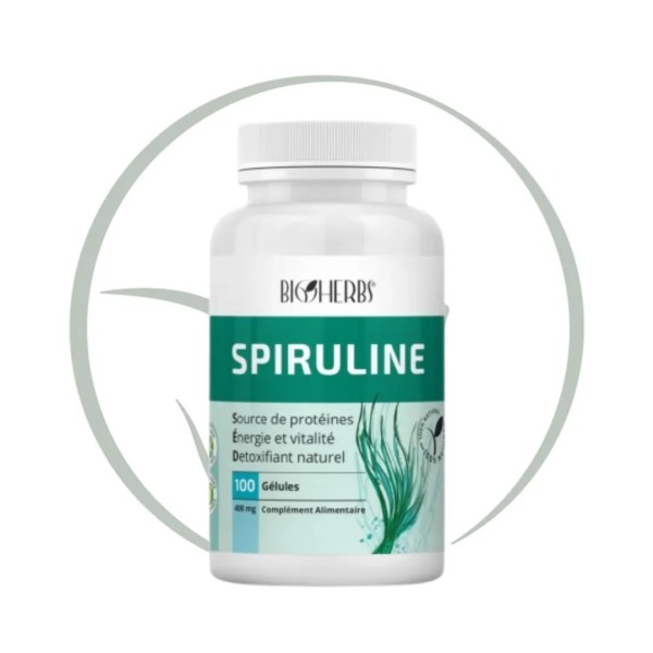 BIOHERBS SPIRULINE 100 GÉLULES