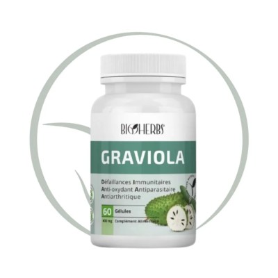 BIOHERBS GRAVIOLA 60 GÉLULES