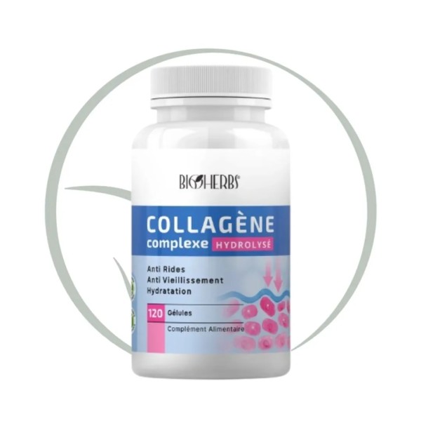 BIOHERBS COLLAGÈNE COMPLEXE 120 GÉLULES