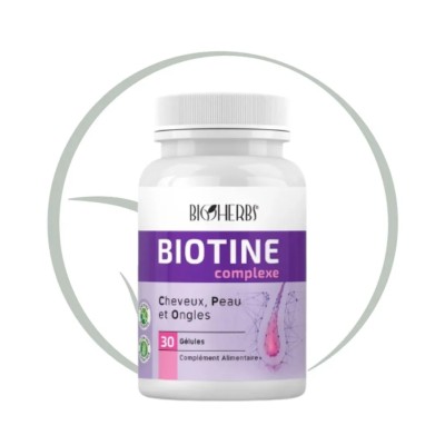 BIOHERBS BIOTINE COMPLEXE 30 GÉLULES