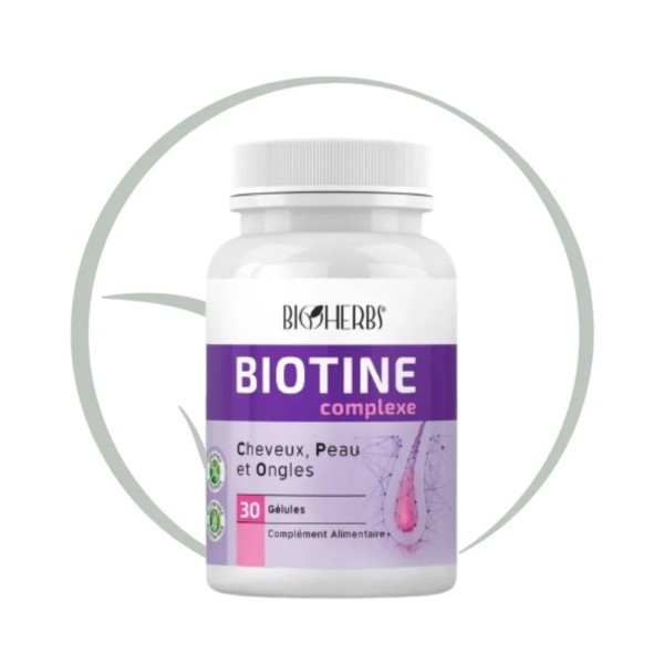BIOHERBS BIOTINE COMPLEXE 30 GÉLULES