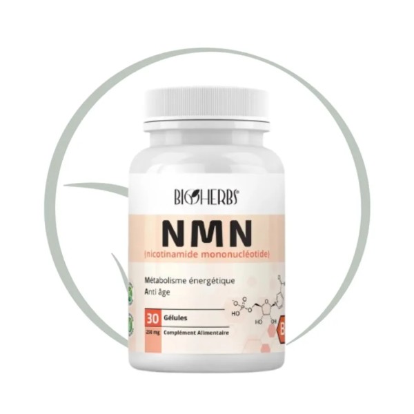 BIOHERBS NMN NICOTINAMIDE MONONUCLÉOTIDE 30 GÉLULES