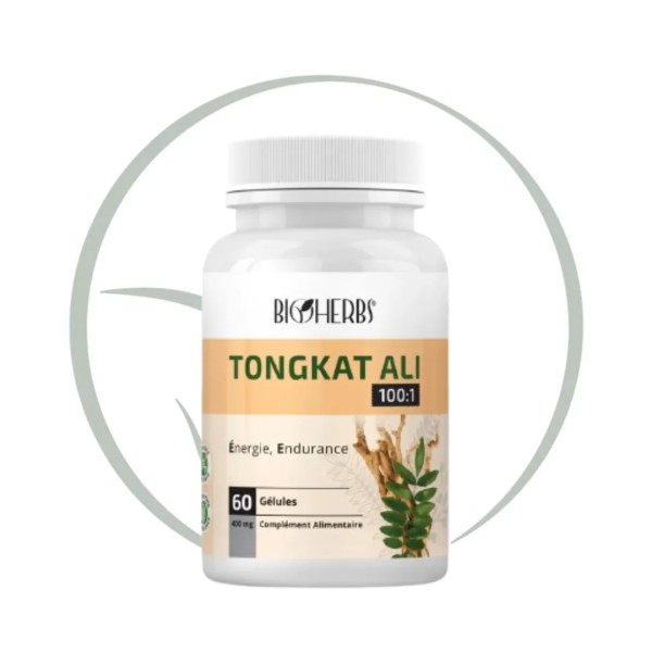 BIOHERBS TONGKAT ALI 60 GÉLULES