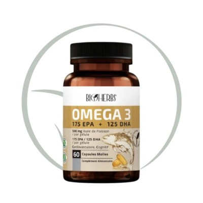 BIOHERBS OMÉGA 3 60 GÉLULES