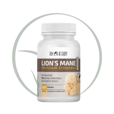BIOHERBS LION’S MANE 60 GÉLULES
