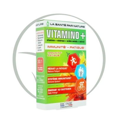 ERIC FAVRE VITAMINO+ IMMUNITÉ ET FATIGUE 30 COMPRIMÉS
