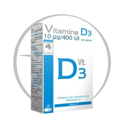 VITAL VITAMINE D3 30 GELULES