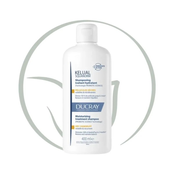 DUCRAY KELUAL SQUANORM SHAMPOOING PELLICULES SECHES 200ML