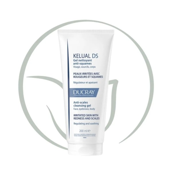DUCRAY KELUAL DS GEL NETTOYANT ANTI SQUAMES 200 ML