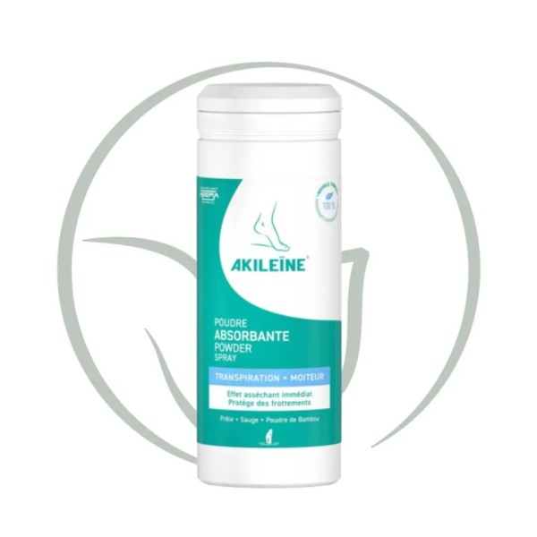 AKILEINE POUDRE ANTI TRANSPIRANTE PIEDS 75G