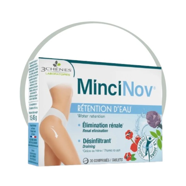 3 CHENES ANTI EAU DESINFILTRANT ET AMINCISSANT 30 COMPRIMES