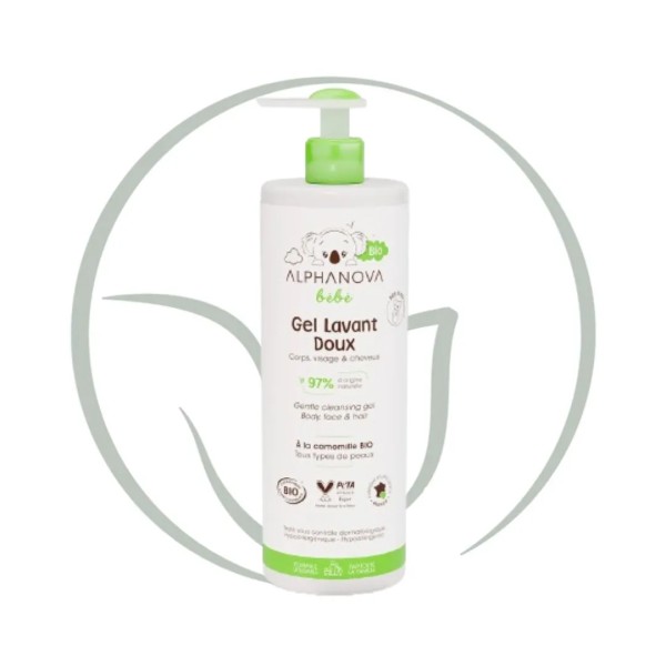 ALPHANOVA GEL LAVANT DOUX BIO 400ML