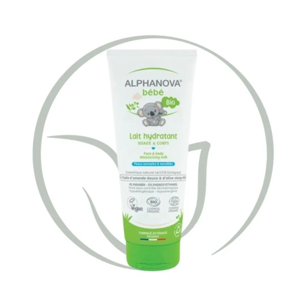 ALPHANOVA BEBE BIO LAIT HYDRATANT 200ML
