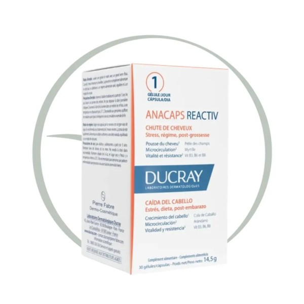 DUCRAY ANACAPS REACTIV 30 CAPSULES