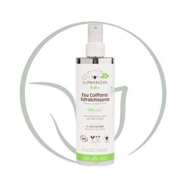 ALPHANOVA EAU COIFFANTE BEBE RAFRAÎCHISSANTE BIO 200ML