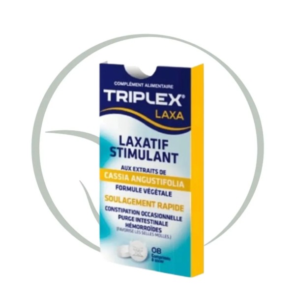 TRIPLEX LAXA LAXATIF STIMULANT 8 COMPRIMES