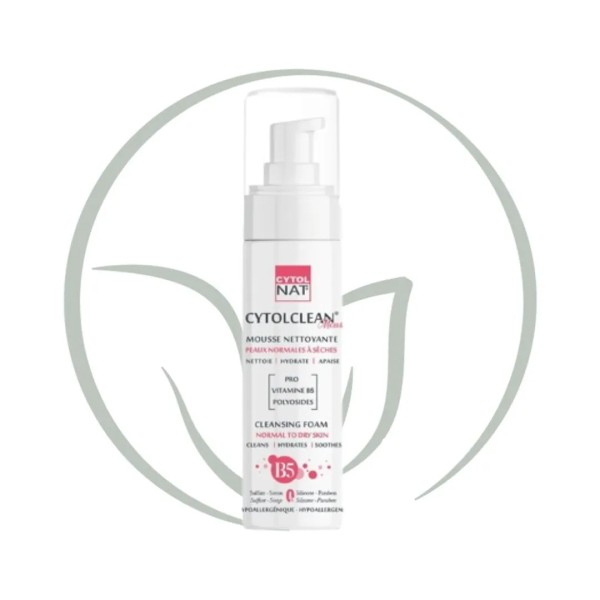 CYTOL CLEAN MOUSSE NETTOYANTE PEAUX NORMALES A SECHES 150ML
