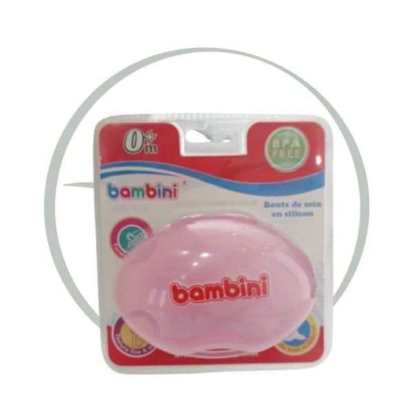 BAMBINI BOUTS DE SEIN EN SILICONE 1 PAIRE