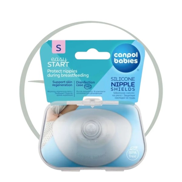 CANPOL BABIES PROTEGE MAMELON EN SILICONE 2 PCS