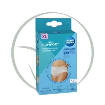 CANPOL BABIES LOT DE 5 CULOTTES MATERNITE JETABLES XL